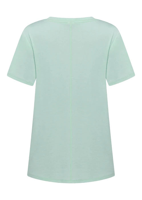 Amy Dynamic Active T-shirt - Mint Cream Marl