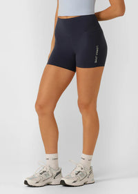 Lotus No Chafe Phone Pocket 12cm Bike Shorts -  Platinum Navy
