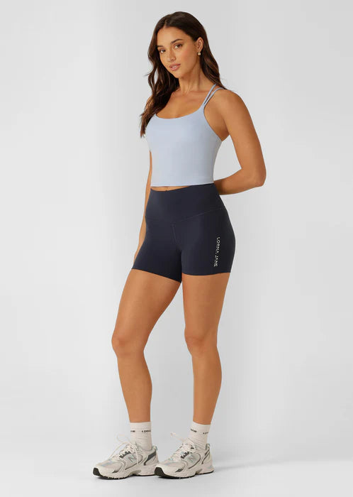 Lotus No Chafe Phone Pocket 12cm Bike Shorts -  Platinum Navy