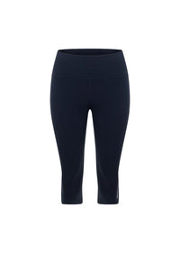 Lotus No Chafe Phone Pocket 3/4 Leggings - Platinum Navy
