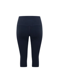 Lotus No Chafe Phone Pocket 3/4 Leggings - Platinum Navy