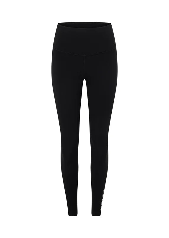Lotus Phone Pocket Ankle Biter Leggings - Recycled Black