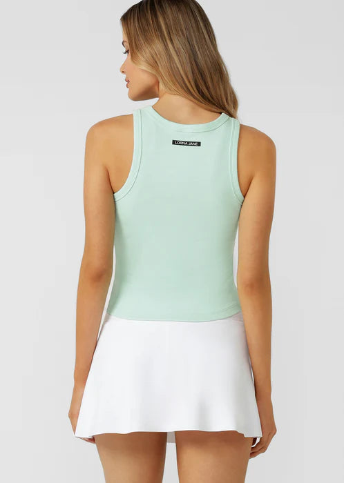 LJ Basics Rib Tank - Mint Cream