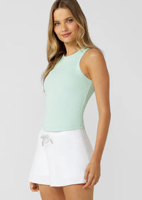 LJ Basics Rib Tank - Mint Cream