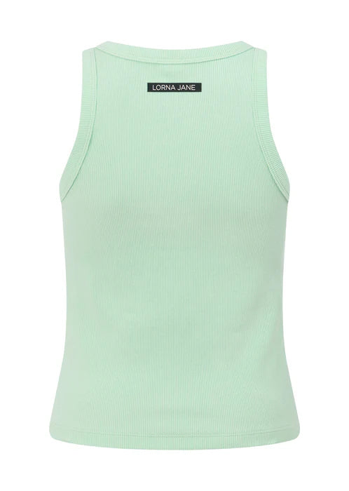 LJ Basics Rib Tank - Mint Cream