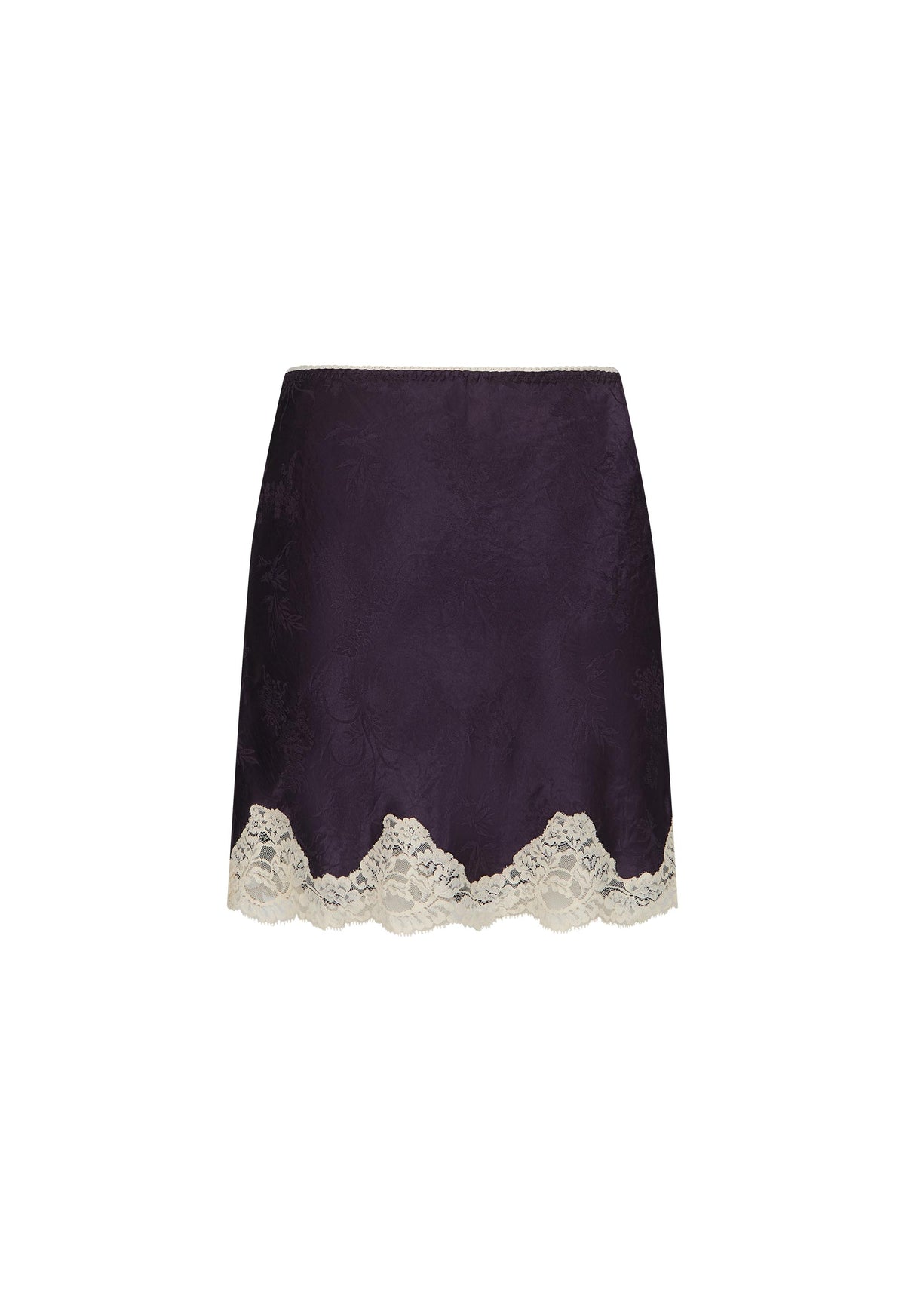 Lasiandra Lace Mini Skirt - Deep Violet Purple