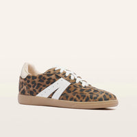 Levi Leopard Print Suede