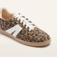 Levi Leopard Print Suede