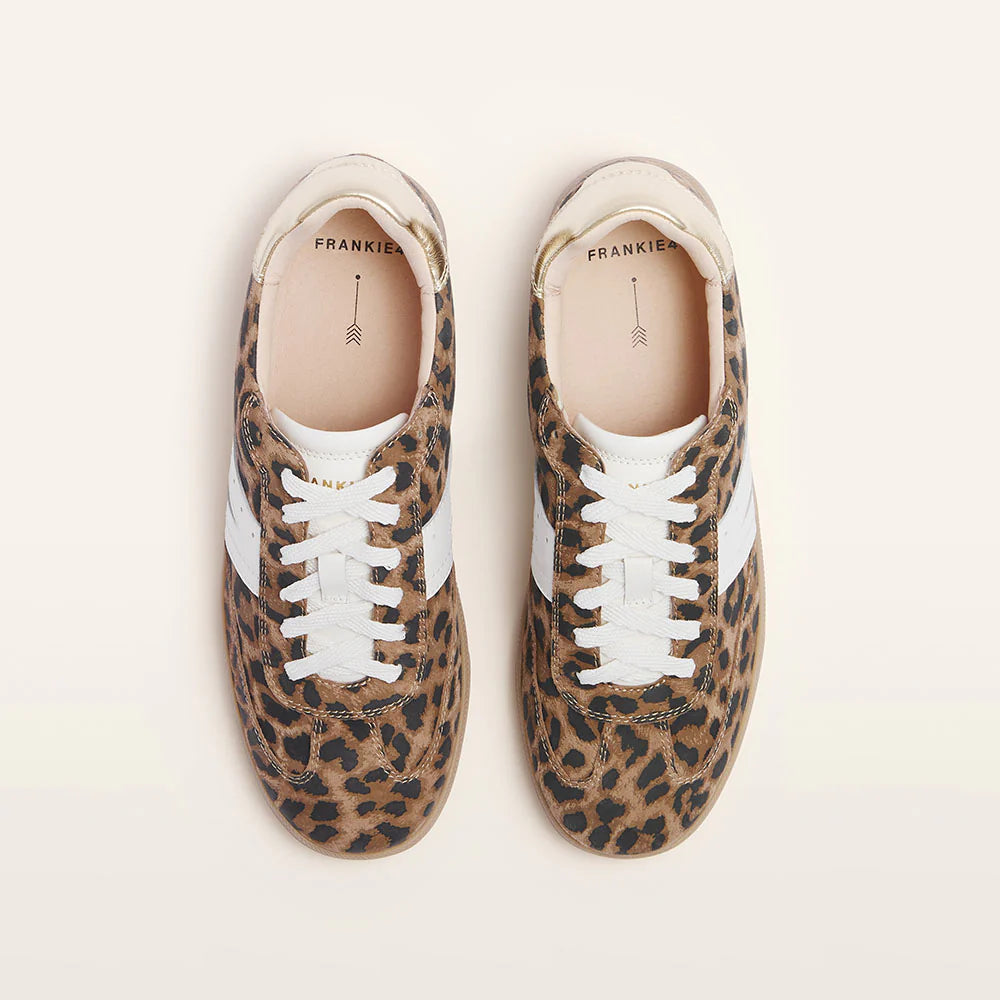 Levi Leopard Print Suede