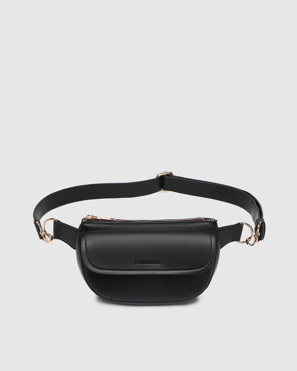 Lola Belt Bag - Black. Louenhide