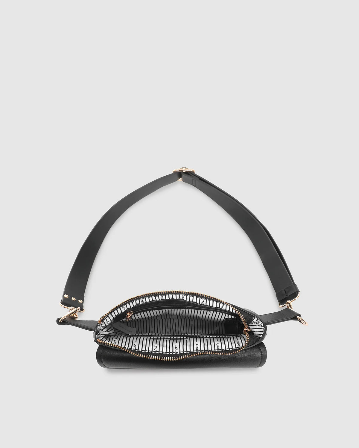 Lola Belt Bag - Black. Louenhide
