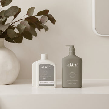 Lotion Refill - Willow Gum & Lemon Myrtle. Al.ive Body
