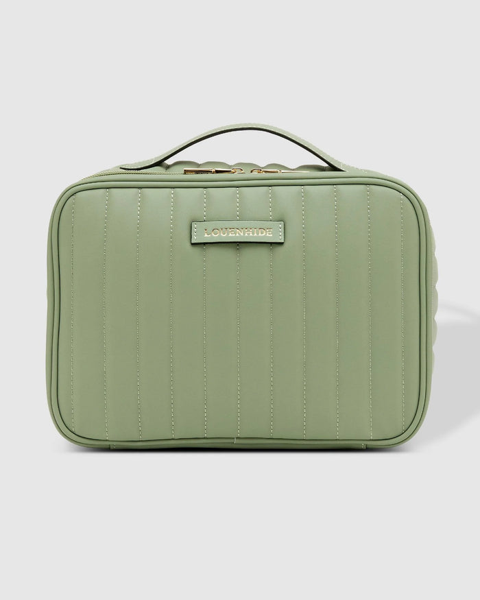 Maggie Cosmetic Case - Sage Green