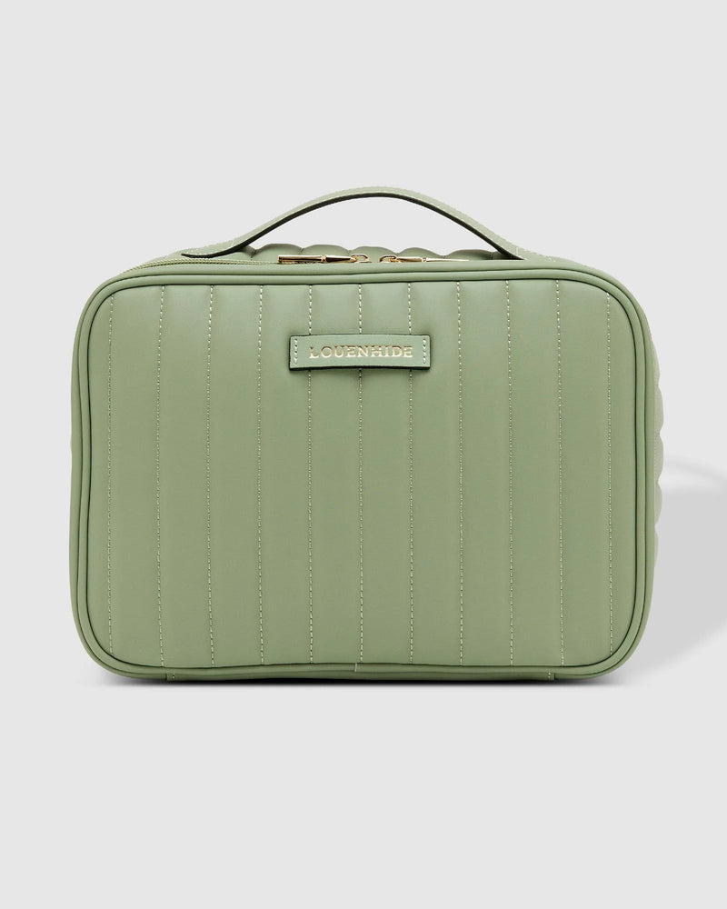Maggie Cosmetic Case - Sage Green