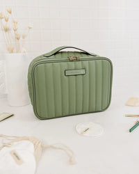 Maggie Cosmetic Case - Sage Green