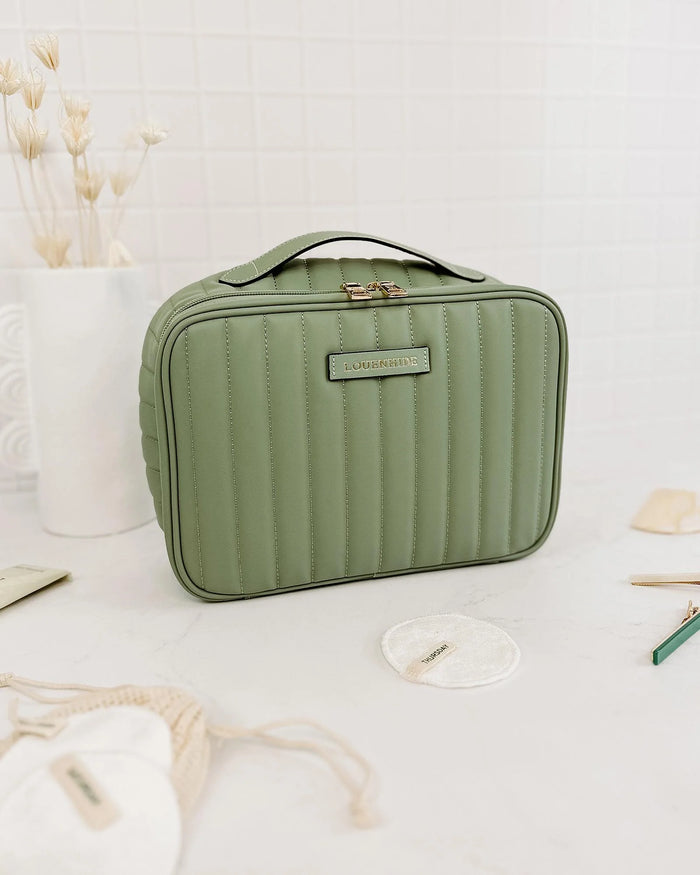 Maggie Cosmetic Case - Sage Green