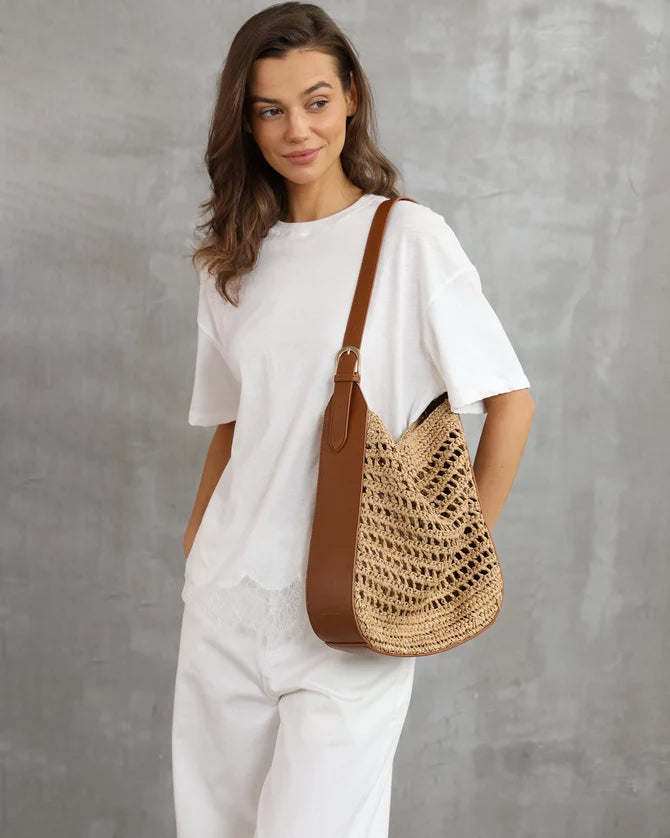 Louisa Shoulder Bag - Natural Tan