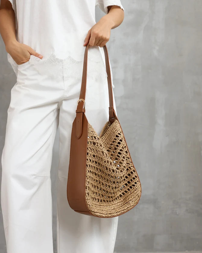 Louisa Shoulder Bag - Natural Tan