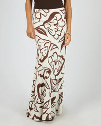 Lucia Maxi Skirt - Vintage White