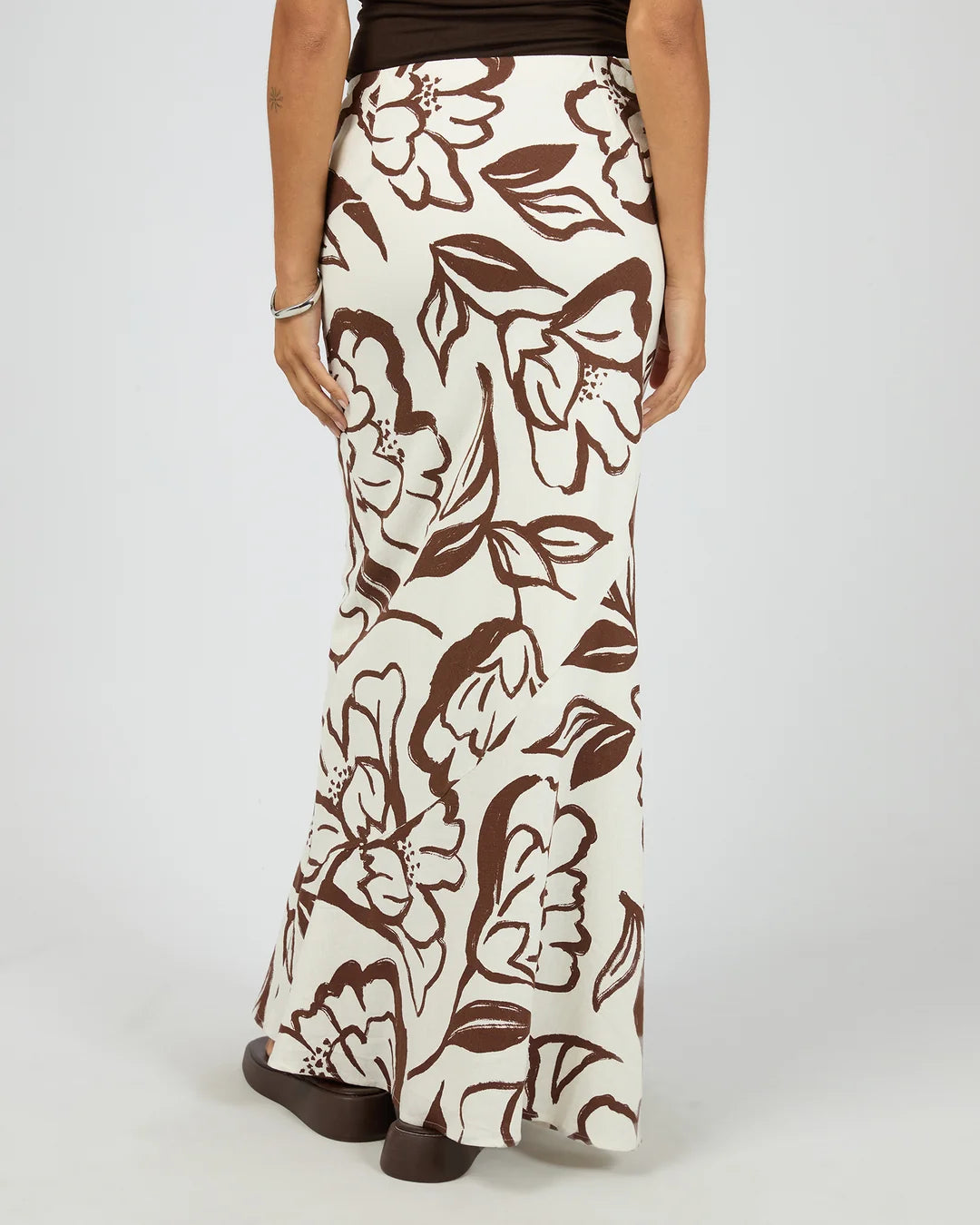 Lucia Maxi Skirt - Vintage White
