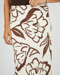 Lucia Maxi Skirt - Vintage White
