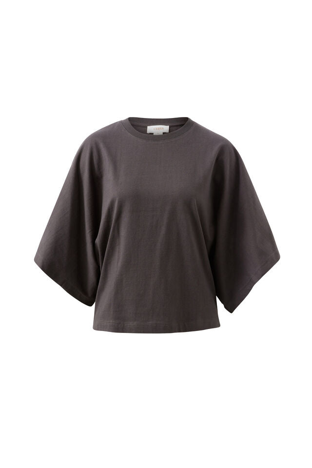 Lucy Relaxed Sleeve Tee - Phantom. Ceres Life