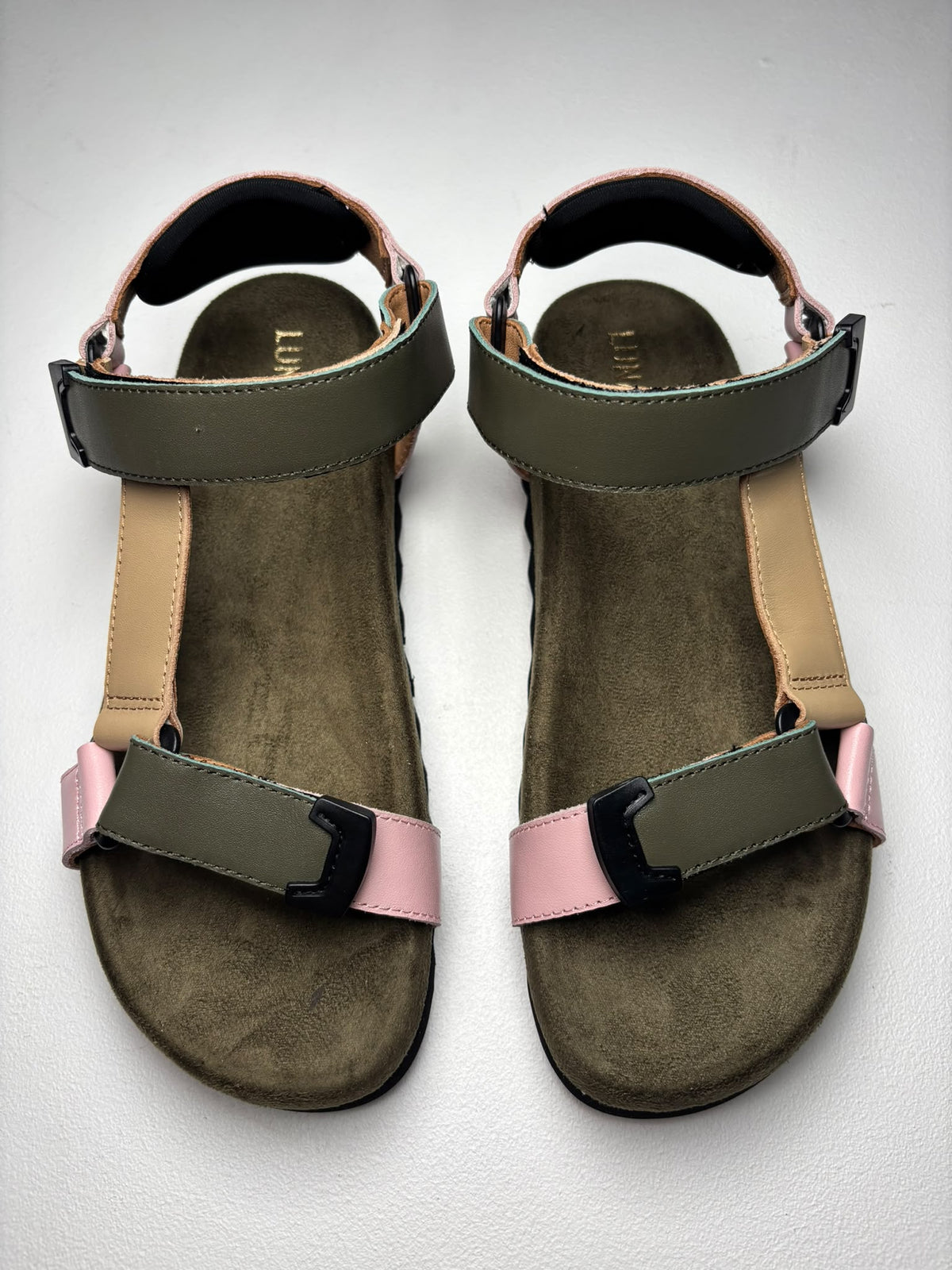 Luna Sole River - Olive Multi Leather