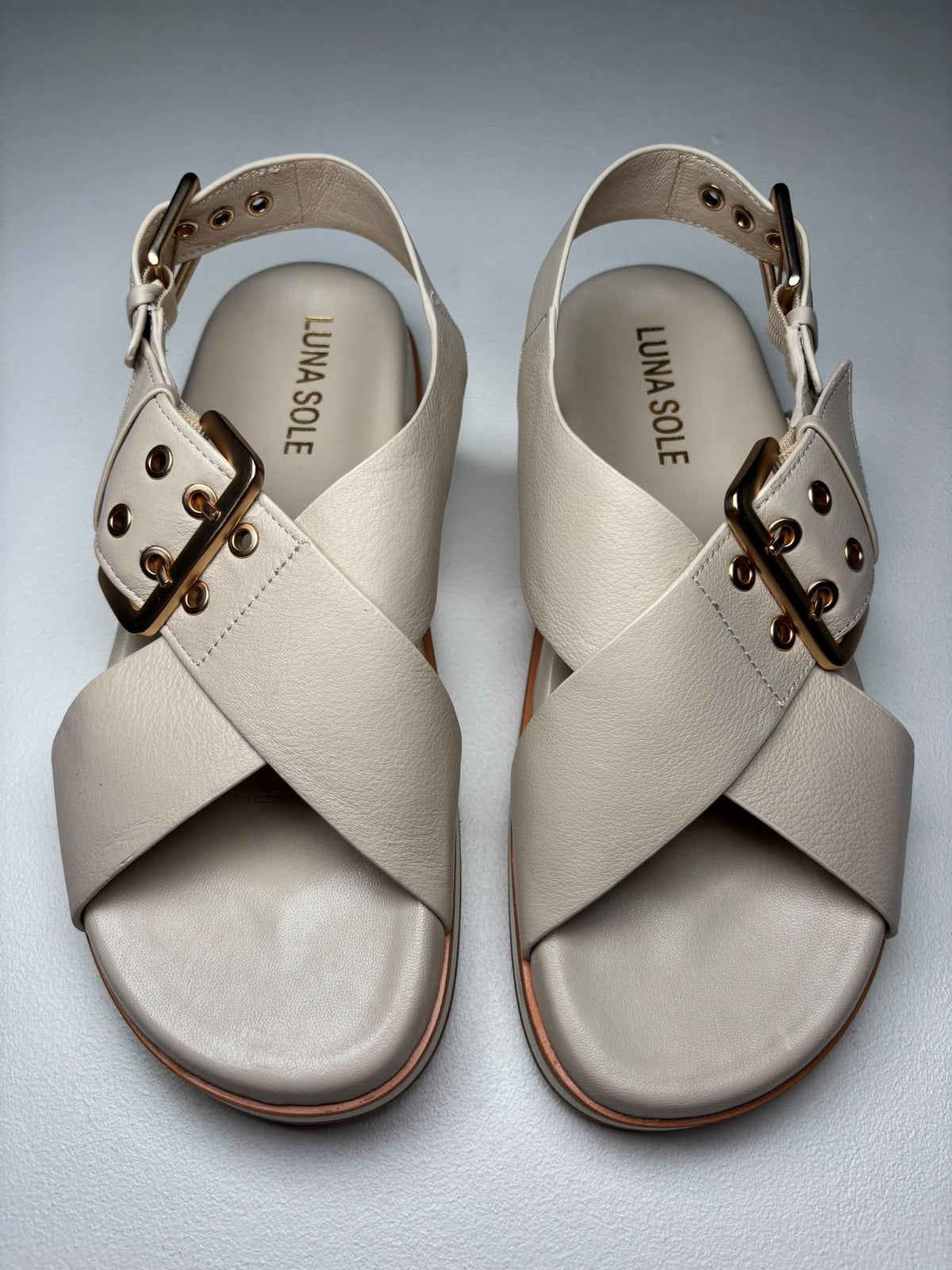 Luna Sole Sacha - Cream Leather