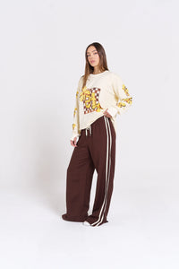 Island Sports Club Long Sleeve Top - Soft Butter