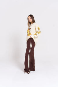 Island Sports Club Long Sleeve Top - Soft Butter