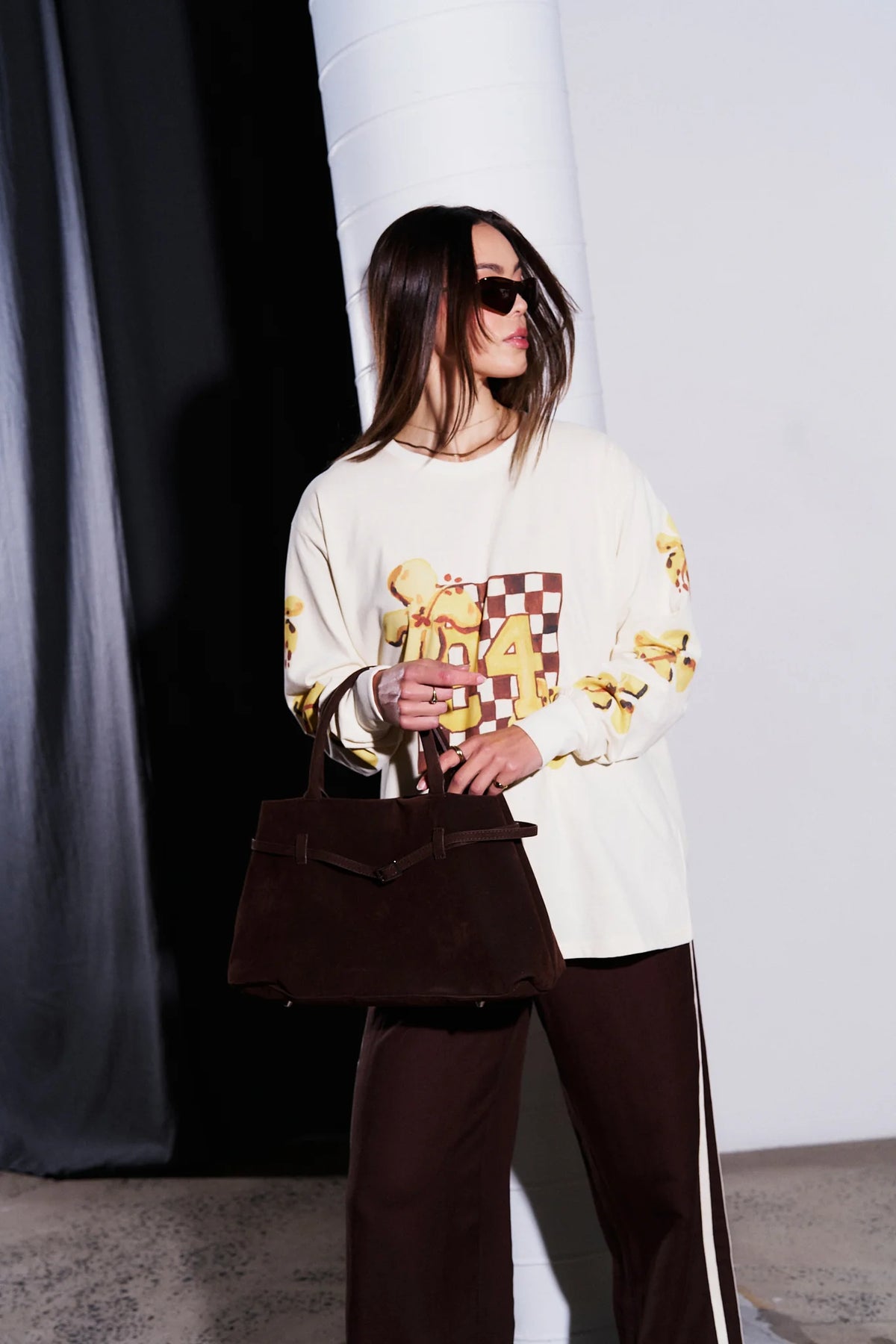 Island Sports Club Long Sleeve Top - Soft Butter