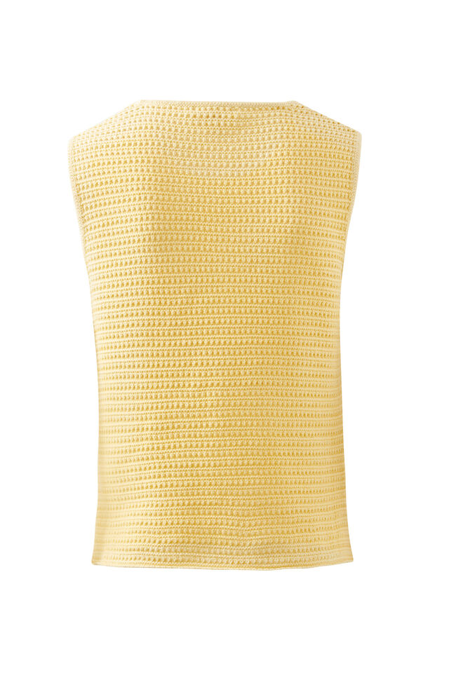 MARGOT MESH KNIT TANK/SUNNY YELLOW