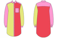 La Bohème Girls Clyde Shirt Candy Stripe