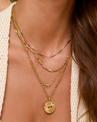 Halo Gold Necklace
