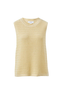 Maddy Mesh Knit Tank - New Butter. Ceres Life