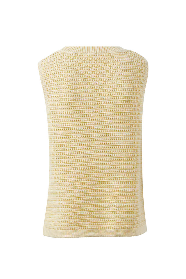 Maddy Mesh Knit Tank - New Butter. Ceres Life
