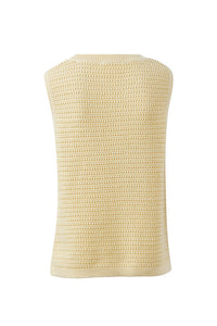 Maddy Mesh Knit Tank - New Butter. Ceres Life