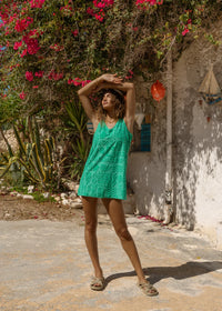 Mai Tai V Tunic Towelling Dress - Ivy
