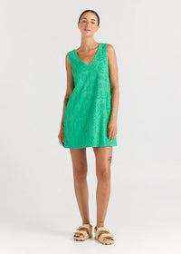 Mai Tai V Tunic Towelling Dress - Ivy