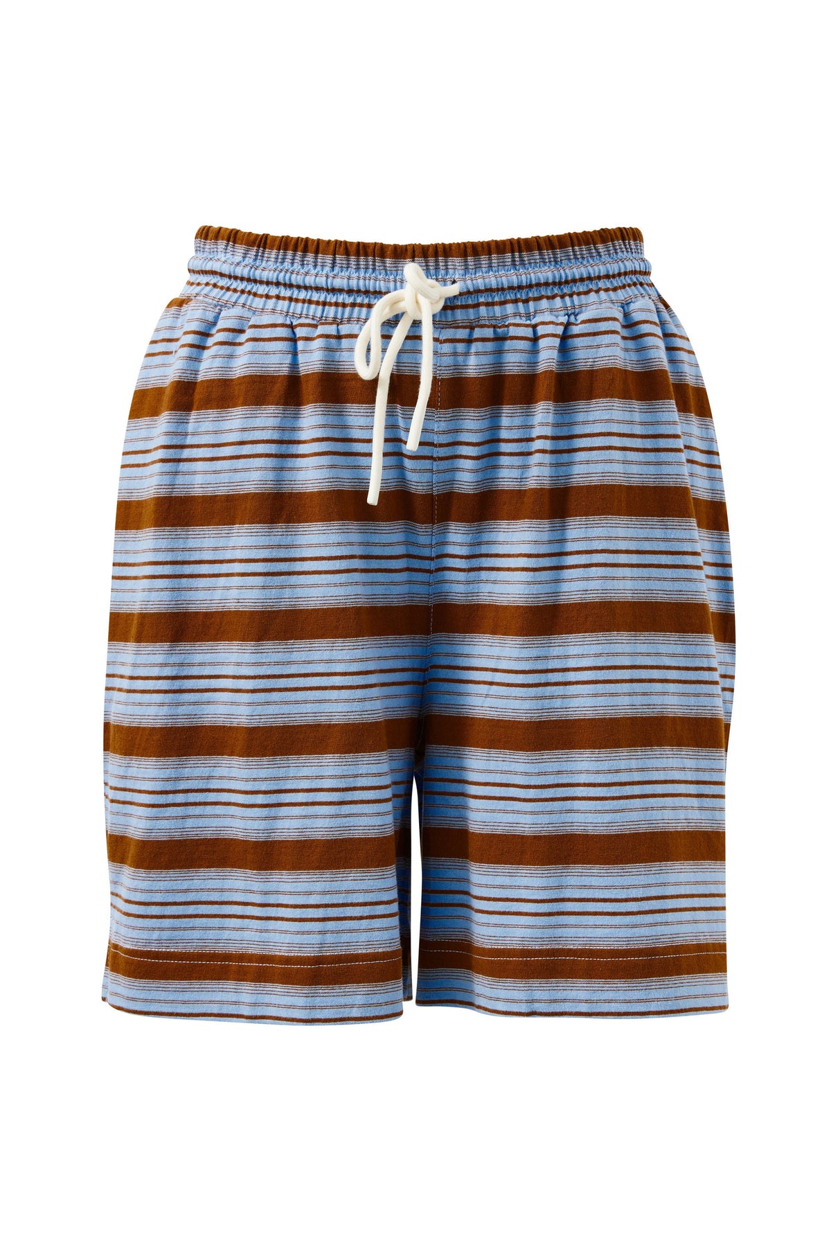 Marlowe Short - Sky Blue/Toffee Stripe