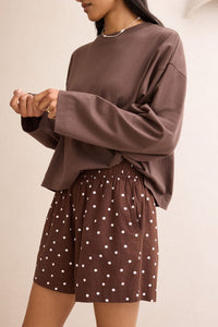 Mila Short - Choc Scattered Spot. Ceres Life