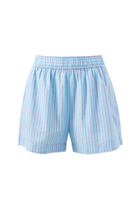 Mila Short - Fresh Blue/Red Mini Stripe. Ceres Life