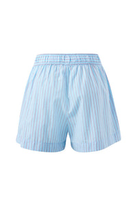 Mila Short - Fresh Blue/Red Mini Stripe. Ceres Life