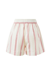Mila Short - Variegated Red Stripe