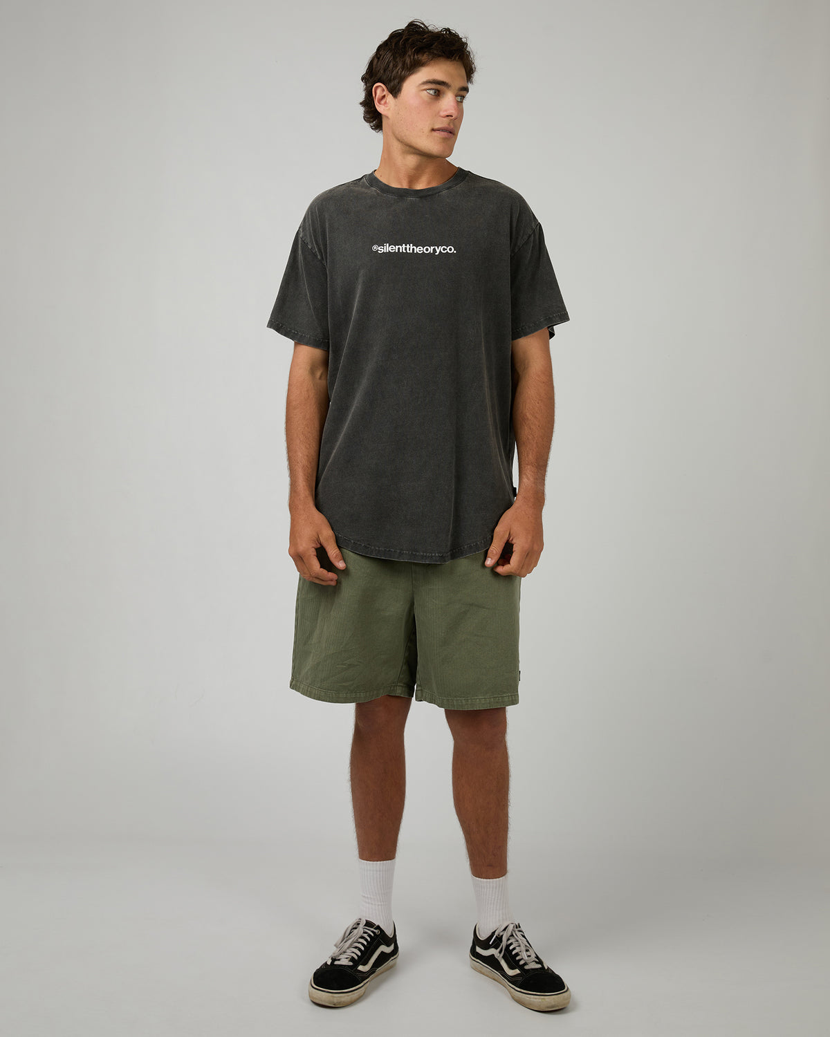 Milestone Tee - Washed Black