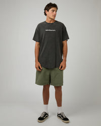 Milestone Tee - Washed Black