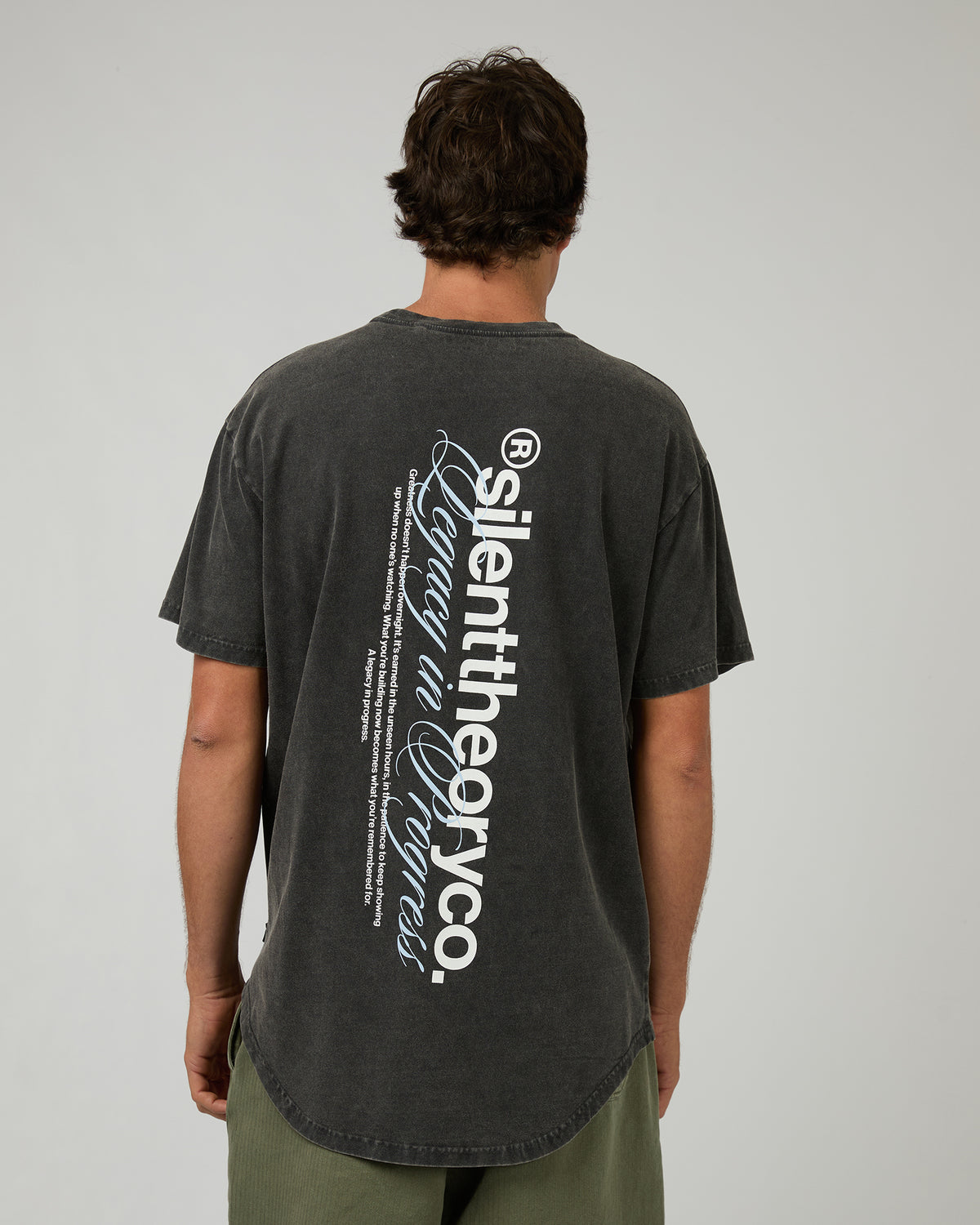 Milestone Tee - Washed Black