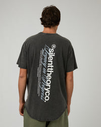 Milestone Tee - Washed Black