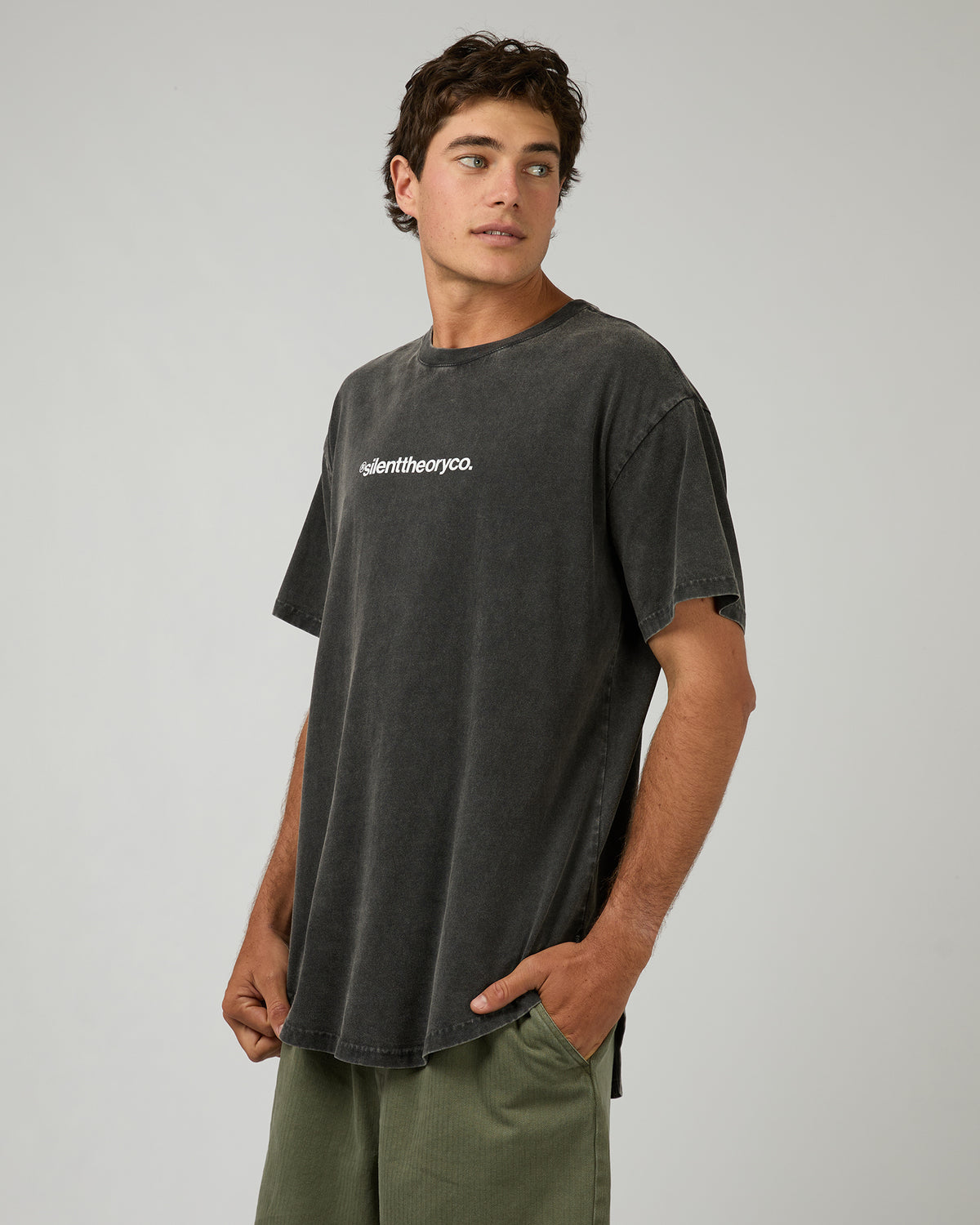 Milestone Tee - Washed Black