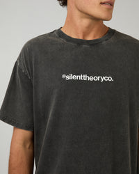 Milestone Tee - Washed Black